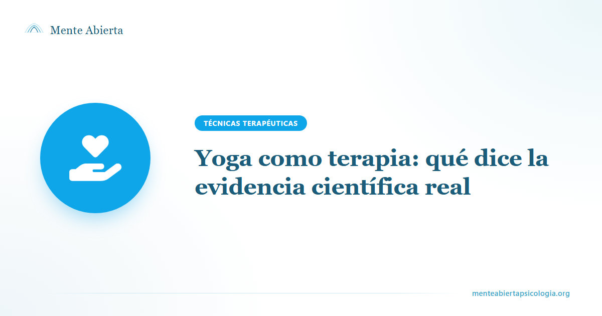 Yoga como terapia: qué dice la evidencia científica real