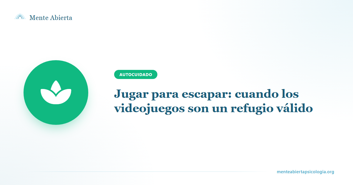 Jugar para escapar: cuando los videojuegos son un refugio válido