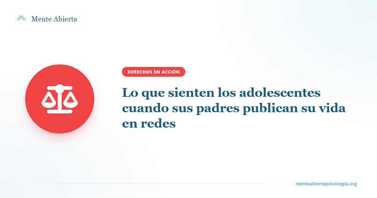 Lo que sienten los adolescentes cuando sus padres publican su vida en redes
